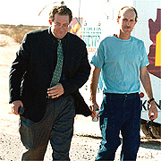 By Charles Whitehouse, AP Ray Krone, right, leaves prison with lawyer Christopher Plourd. 